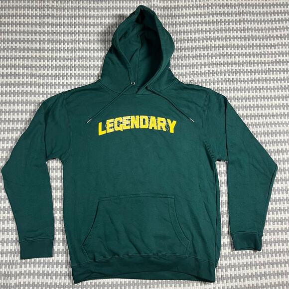 Fashion Nova Legendary Worldwide Green Pullover Hoodie Men’s Sz M New - Picture 1 of 6